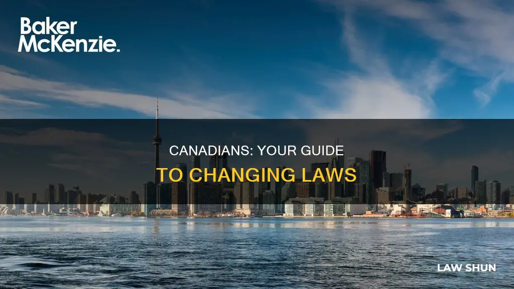 how can canadians help change a law