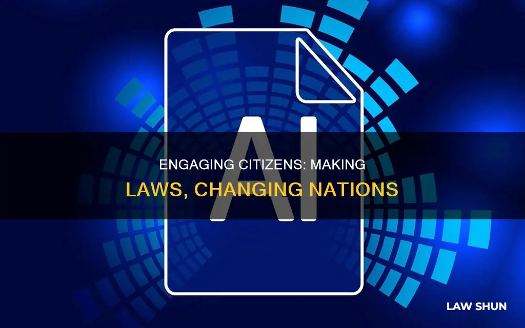 how can citizens help get a bill become a law