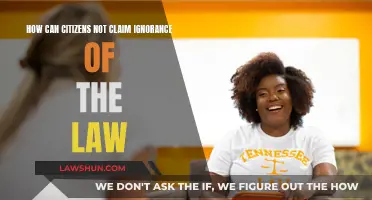 Knowing the Law: No Excuse for Citizens