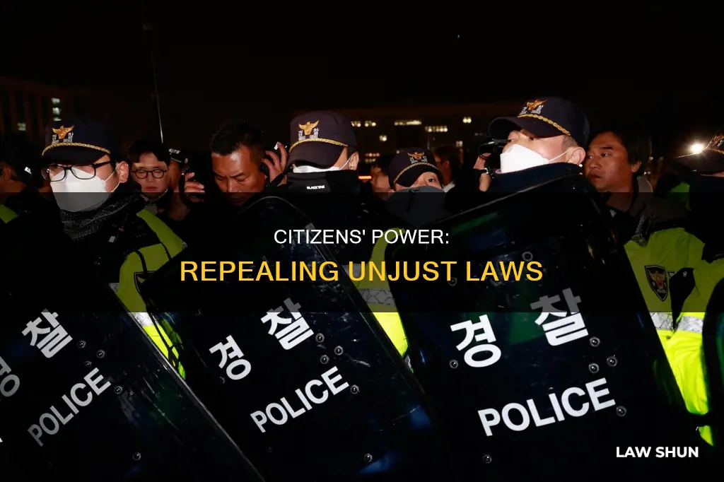 how can citizens repeal laws