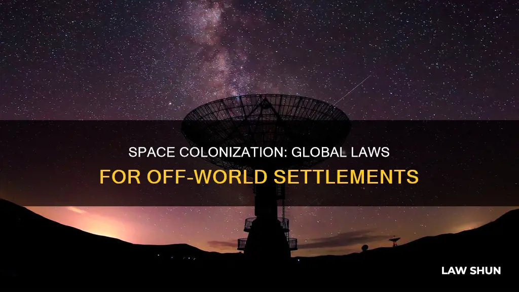 how can countries pass laws for space colonists