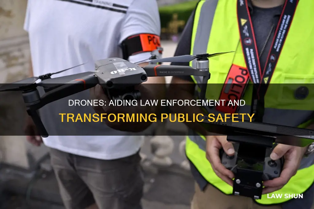 how can drones help law enforcement