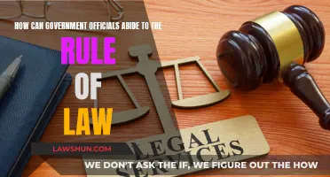 Officials: Upholding Rule of Law
