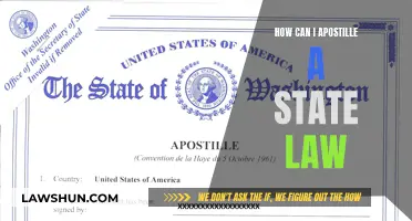 Get Your Documents Legalized: State Law Apostille