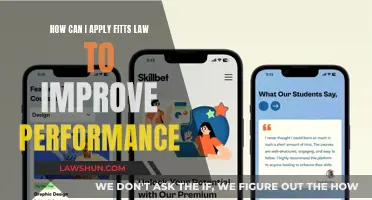 Enhancing Performance: Applying Fitts' Law Principles