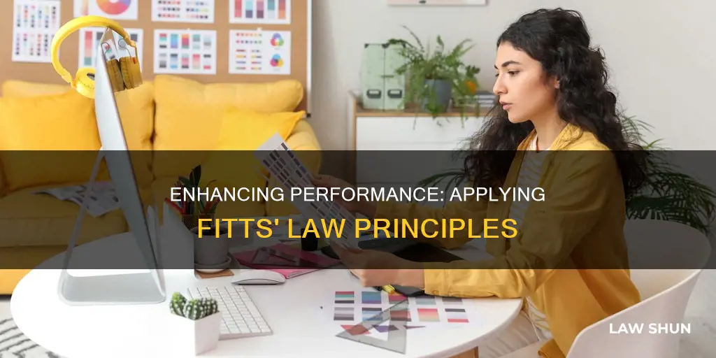 how can i apply fitts law to improve performance