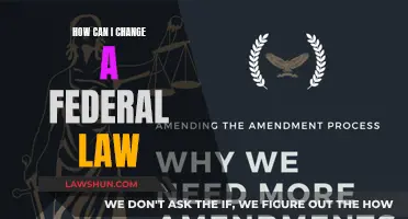 Changing Federal Law: A Guide to Making an Impact