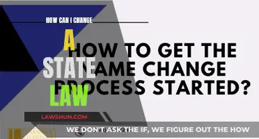 Changing State Law: A Guide to Making an Impact