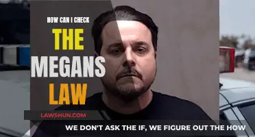 Finding Megan's Law: A Guide to Checking the Law