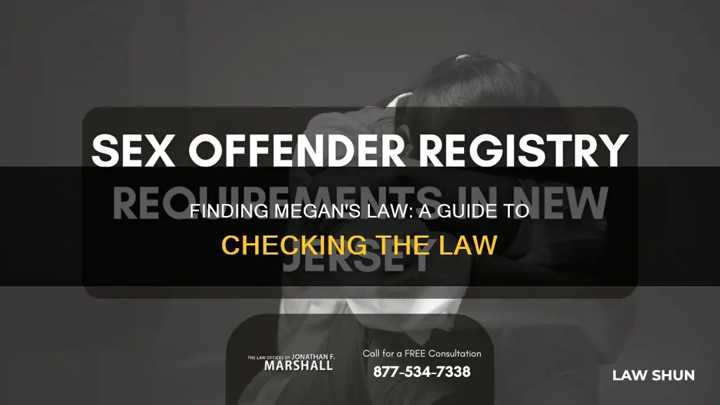 how can i check the megans law