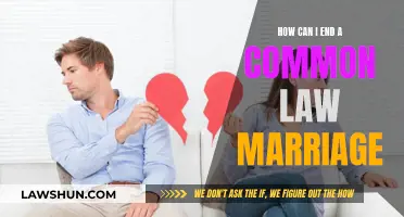 Ending a Common-Law Marriage: What You Need to Know