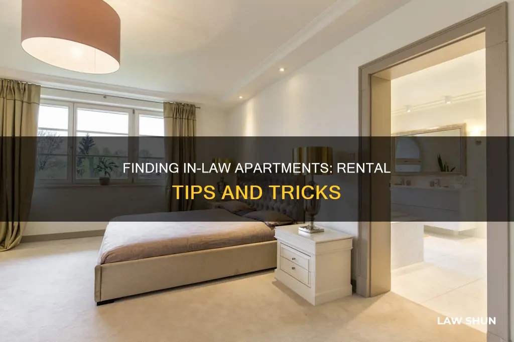 how can i find in law apartments for rent