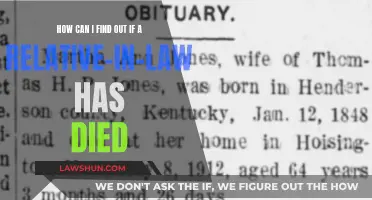 Discovering a Relative-in-Law's Death: Steps to Take