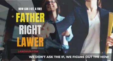 Finding Pro Bono Lawyers for Fathers' Rights