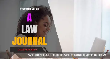 Strategies to Get Accepted on a Law Journal
