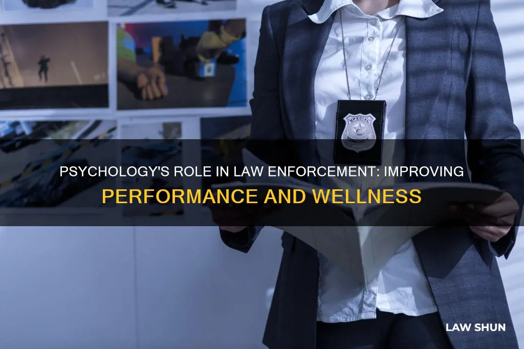 how can i o psychology be used in law enforcment
