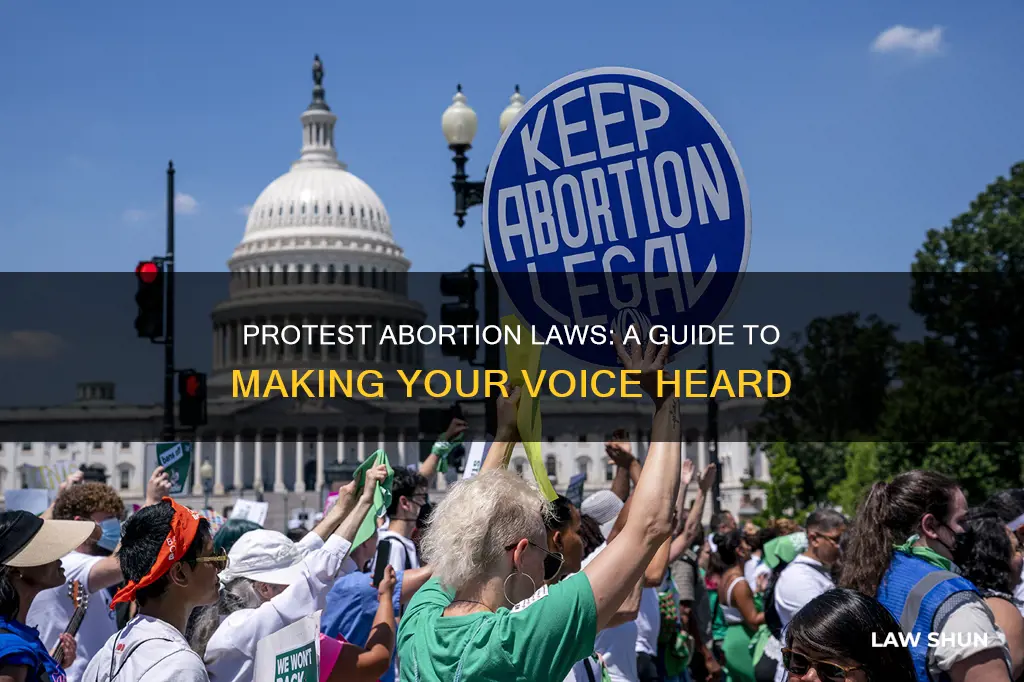 how can i protest the new abortion law