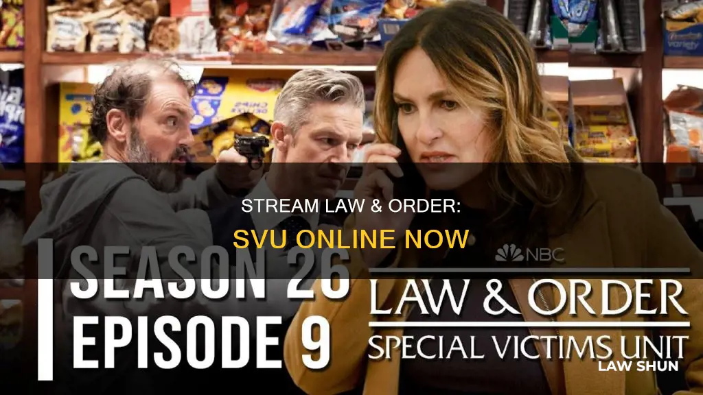 how can i stream law and order svu