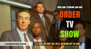 Stream Law & Order: A Comprehensive Guide