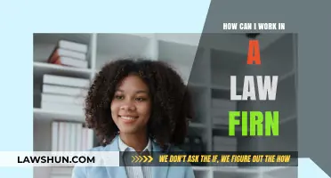 Working at a Law Firm: Tips for Success