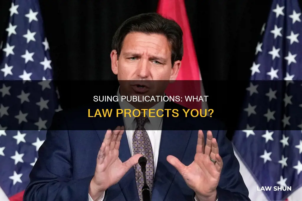 how can individuals sue publications under which law