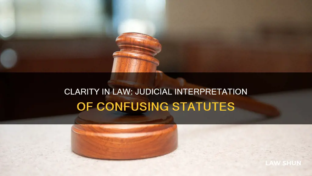 how can judges rule if a law is too confusing