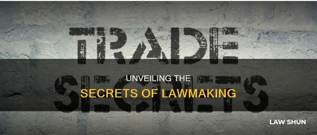 how can law be secret