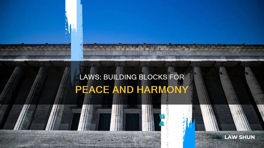 how can law contribute to a harmonious and peaceful society