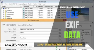 Law Enforcement: Extracting Evidence from EXIF Data