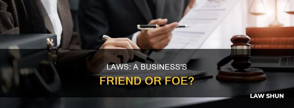 how can laws affect a business