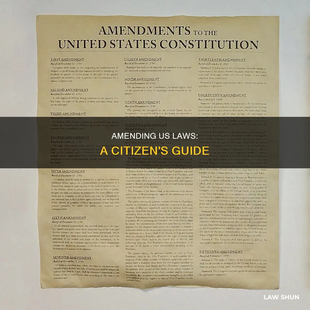 how can laws be changed in the united states