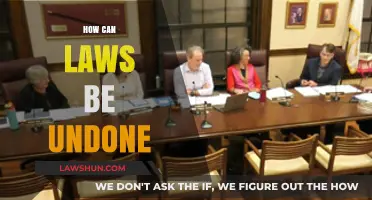 Undoing Laws: A Complex Legal Journey