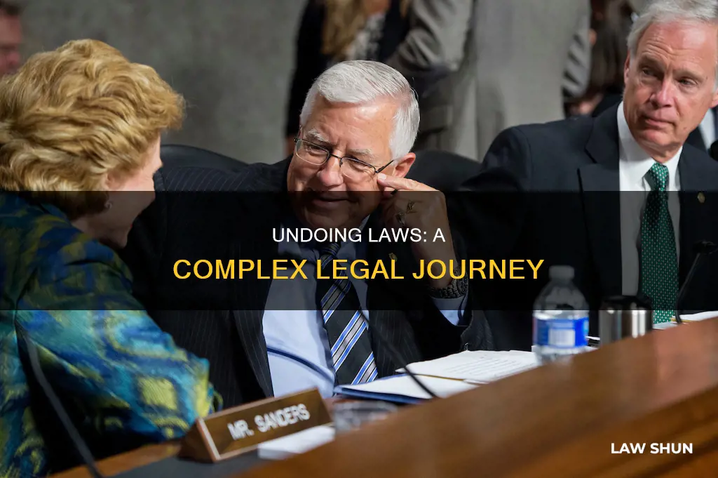 how can laws be undone