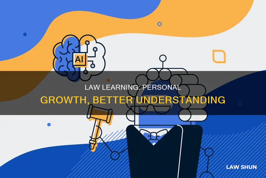 how can learning of law can personally help