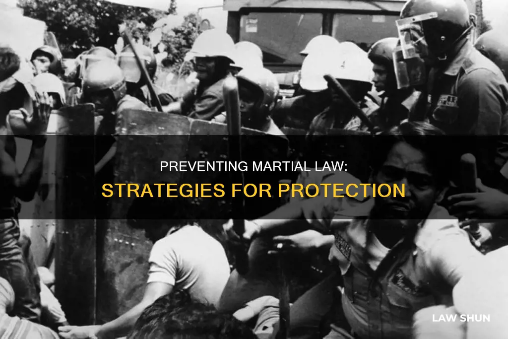 how can martial law be stopped