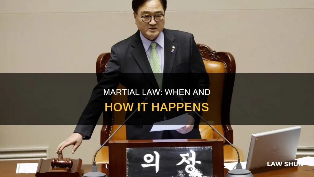 how can martial law happen