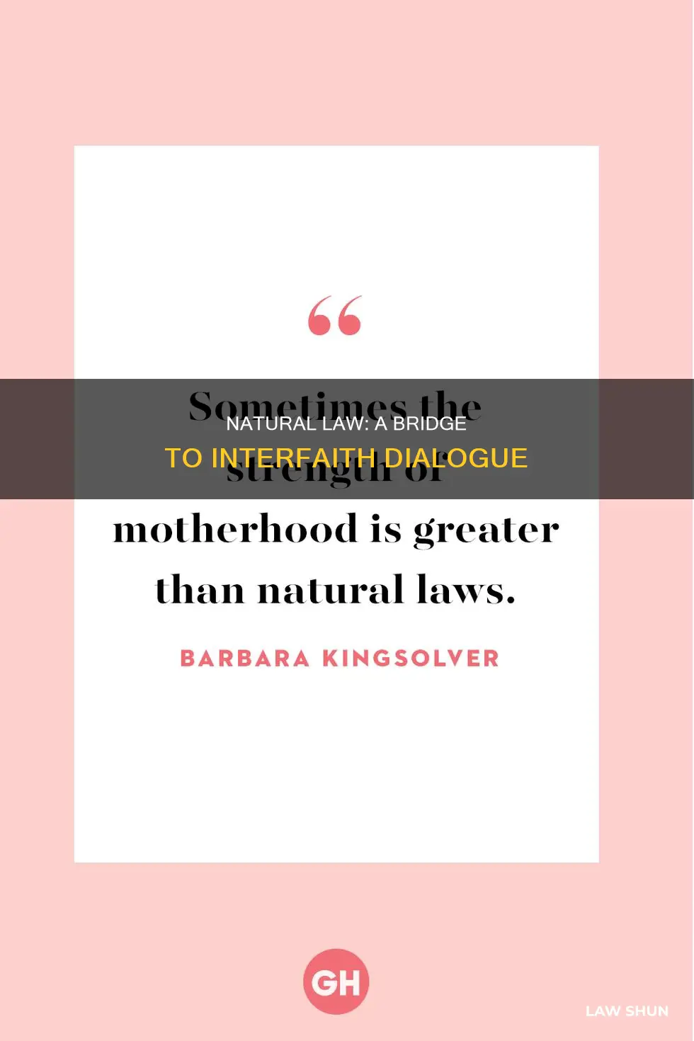 how can natural law help us dialogue with non-christians