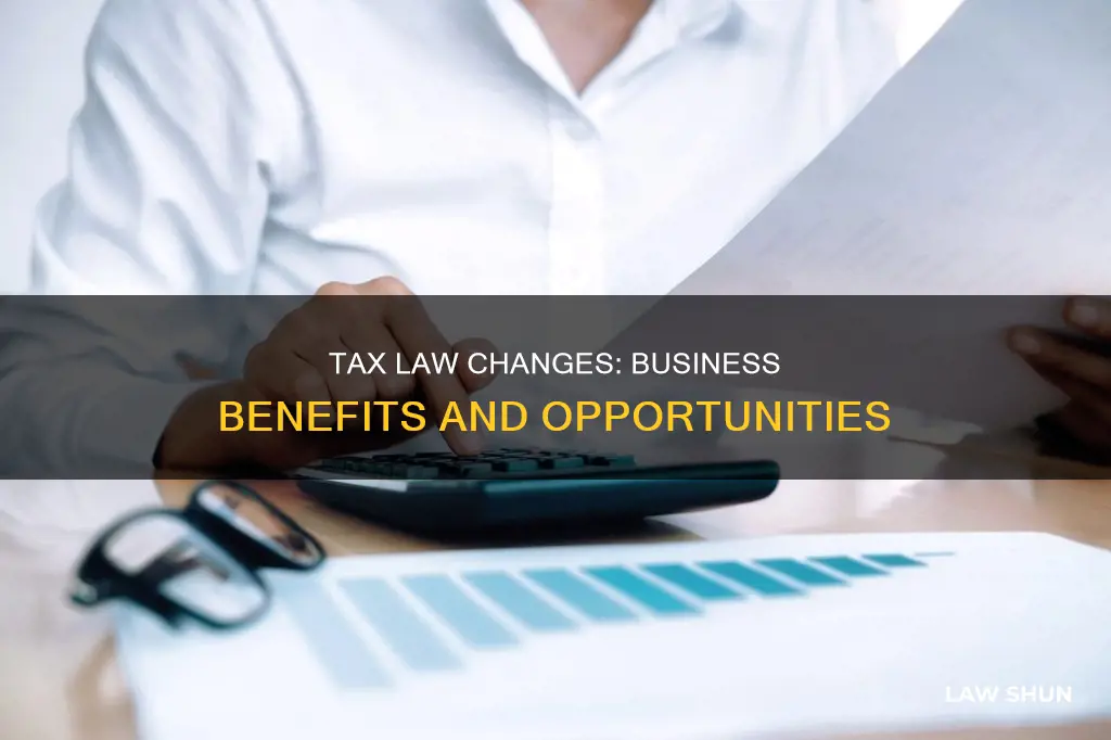 how can new taxtion laws help busineses
