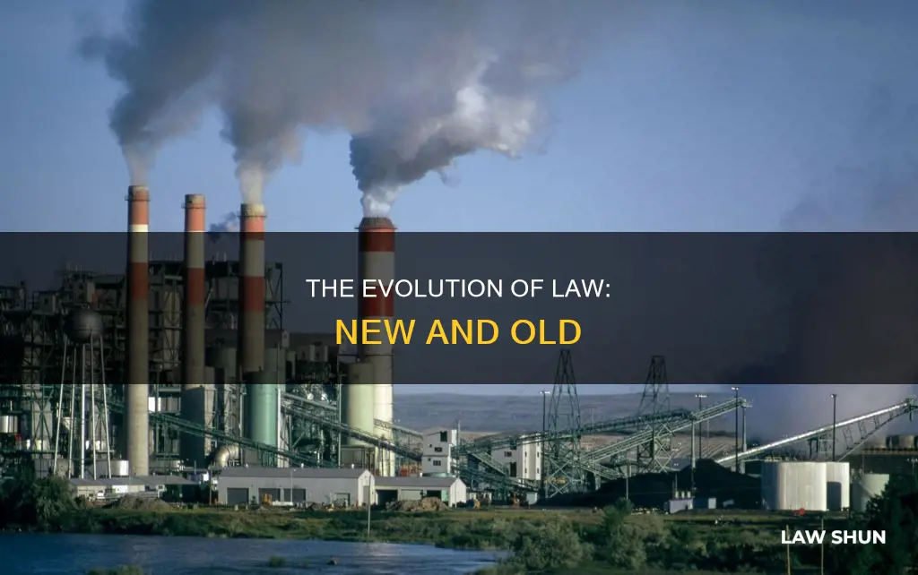 how can newer law show up in older law
