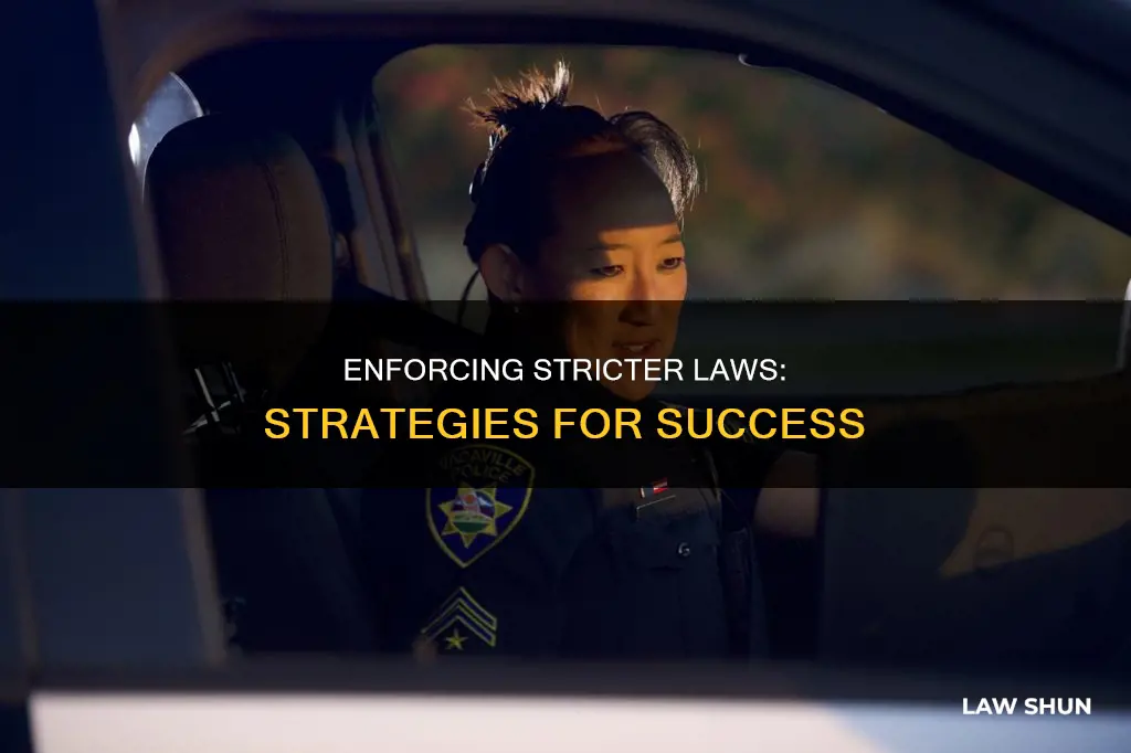 how can stricter laws be enforced
