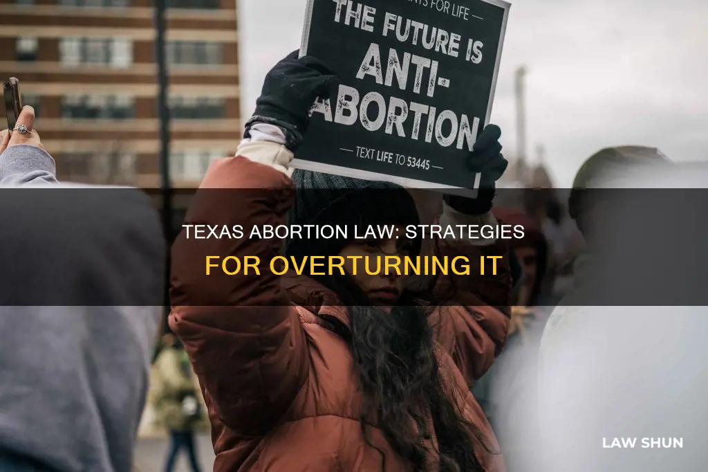 how can texas abortion law be overturned