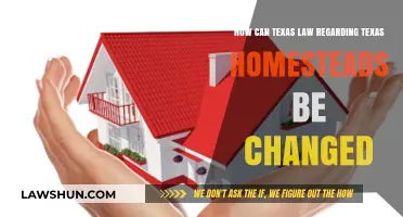 Texas Homestead Law: What Changes Can Be Made?