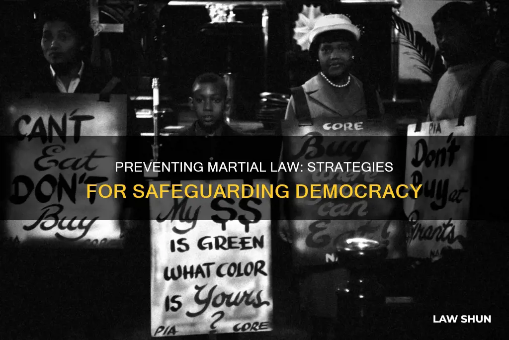 how can we prevent martial law