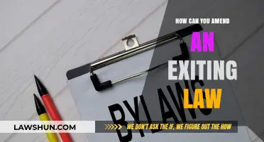 Amending Existing Laws: A Step-by-Step Guide to Success