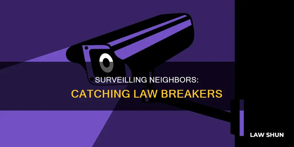 how can you catch your neighbor breaking the law