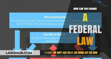 Changing Federal Law: A Guide to Making an Impact