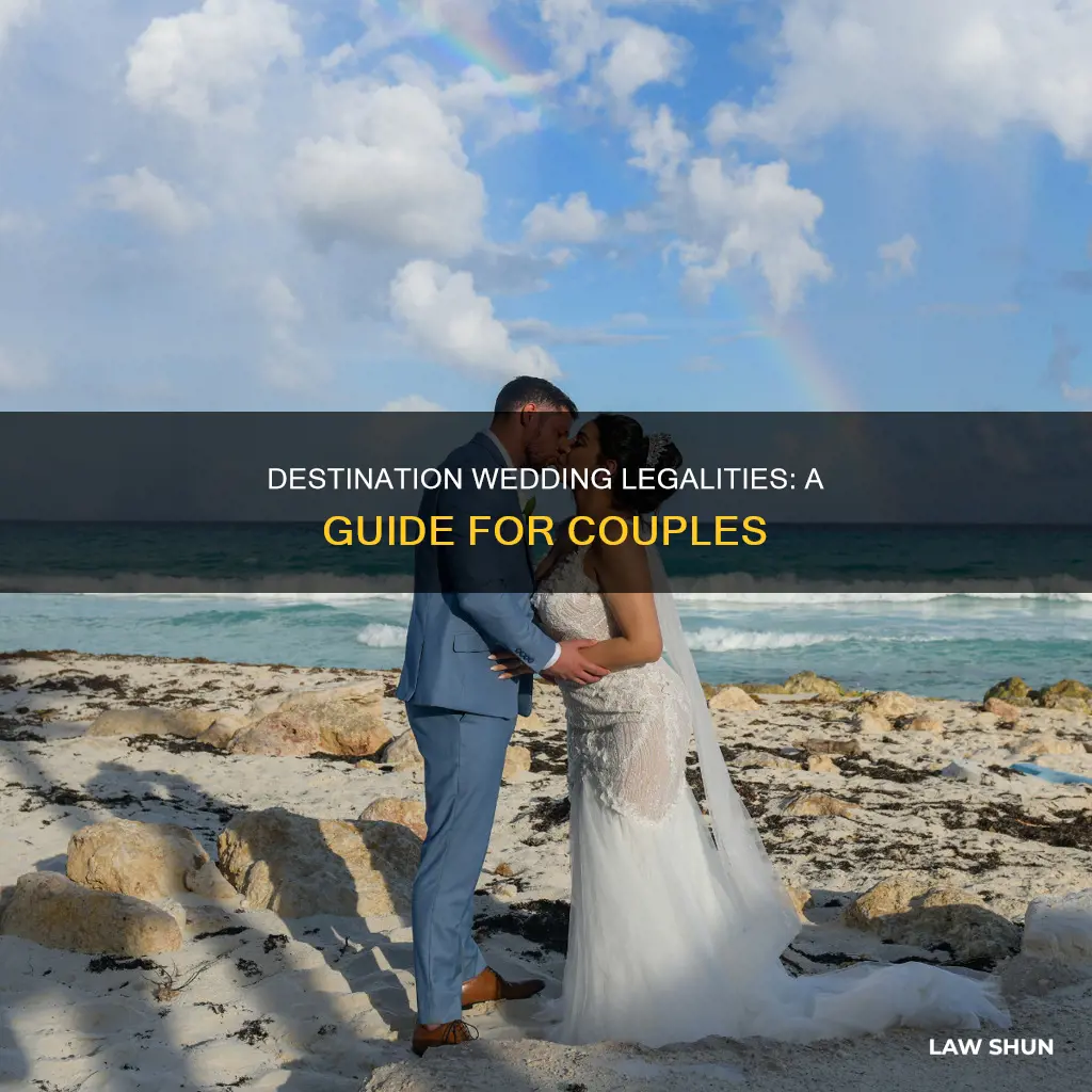 how can you do a destination wedding with the law