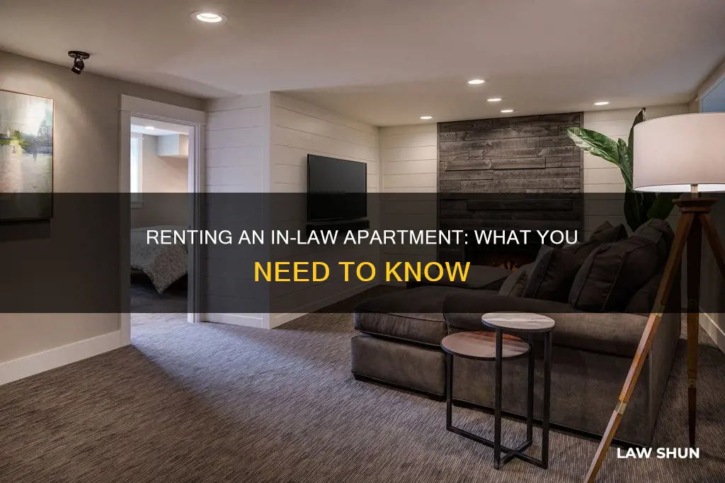 how can you rent an in-law apartment