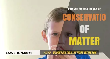 Testing the Law of Conservation: Matter Matters