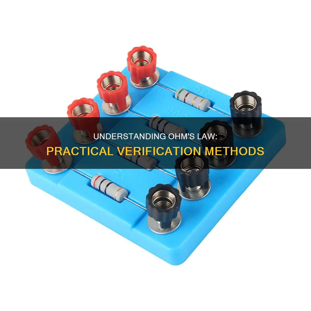 how can you verify ohm